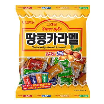 땅콩카라멜(324g/크라운제과)