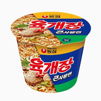 육개장 큰사발면(110g*16개/BOX/농심) 육개장 큰사발면(110g*16개/BOX/농심)