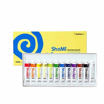 샤미 수채물감(12색/10ml/신한) 샤미 수채물감(12색/10ml/신한)
