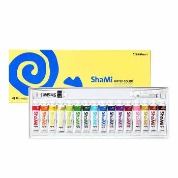 샤미 수채물감(18색/10ml/신한)