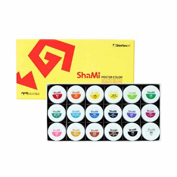 샤미 포스터 컬러(18색/20ml/신한)