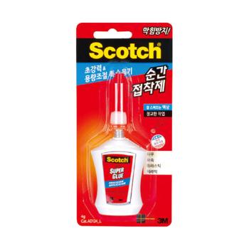 스카치 순간 접착제(AD124-L/액상/4g/3M) 스카치 순간 접착제(AD124-L/액상/4g/3M)