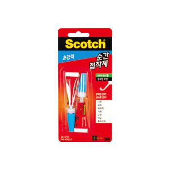 스카치 순간접착제(AD122-2초강력/2g*2입/3M) 스카치 순간접착제(AD122-2초강력/2g*2입/3M)