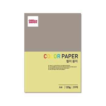 컬러색지 120g(E42/연노랑색/20매/오피스디포) 컬러색지 120g(E42/연노랑색/20매/오피스디포)