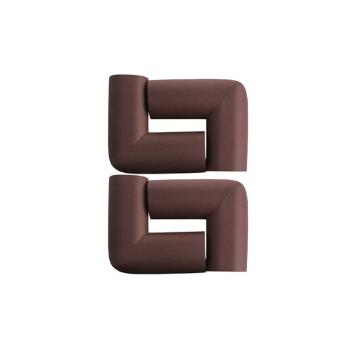 <업체별도배송>ㄱ형코너보호대 브라운(중/55*55mm*9T/4개입/9876/L1012/아트사인) 오피스디포