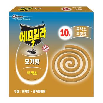에프킬라 모기향 10개(내츄럴/한국존슨) 오피스디포