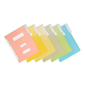 컬러정부화일(10개팩/노랑/F194-7/문화산업)