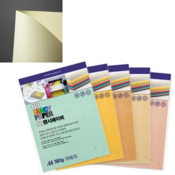 OA팬시페이퍼A4 180g(R02/연미색/15매/두성)
