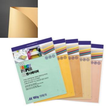 OA팬시페이퍼A4 180g(R07/땅콩색/15매/두성)