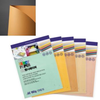 OA팬시페이퍼A4 180g(R09/연한황토색/15매/두성) OA팬시페이퍼A4 180g(R09/연한황토색/15매/두성)