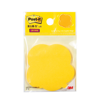 포스트-잇 강한점착용 다이컷 (말풍선/그리움노랑/3M) 오피스디포