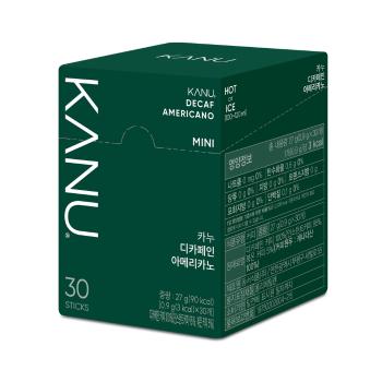 맥심카누 디카페인 아메리카노(1.6g*30T/동서식품) 오피스디포