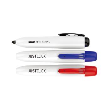 JUST CLICK 화이트 보드마카 L(MRW-107/흑/1자루/모리스) JUST CLICK 화이트 보드마카 L(MRW-107/흑/1자루/모리스)
