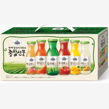가야농장 종합선물셋트(180ml*12병/BOX) 가야농장 종합선물셋트(180ml*12병/BOX)