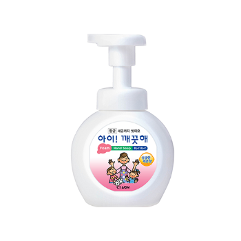아이깨끗해 핸드워시 용기(상큼한레몬/250ml/라이온코리아)