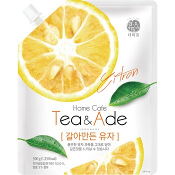 갈아만든 유자(500g/다정)