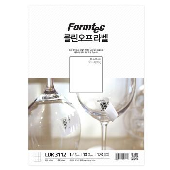 클린오프라벨(LDR-3112/10매/12칸/폼텍) 클린오프라벨(LDR-3112/10매/12칸/폼텍)