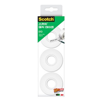 3M 스카치 매직테이프 810R-3(18*32M) 세이빙 팩 10% 3M 스카치 매직테이프 810R-3(18*32M) 세이빙 팩 10%