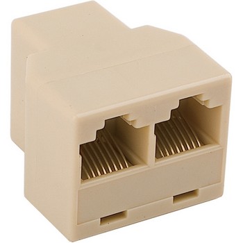 커플러(Y형/2구/8pin/RJ45 8P8C연장/D-CETC-102)
