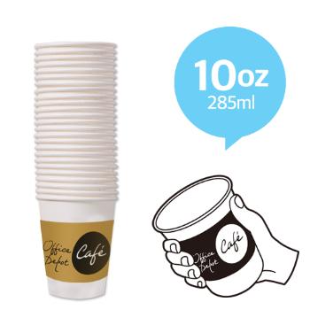 테이크아웃 종이컵 10oz, 296ml(블루/줄/25개) 테이크아웃 종이컵 10oz, 296ml(블루/줄/25개)