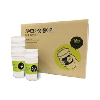 나이스데이 테이크아웃 종이컵 13oz 384ml 그린 25개 20줄 500개 Box 나이스데이 테이크아웃 종이컵 13oz 384ml 그린 25개 20줄 500개 Box