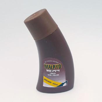 말표 액체 디럭스 구두약 60ml 갈색
