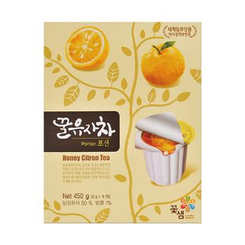 꿀유자차(30g*15T/꽃샘식품)