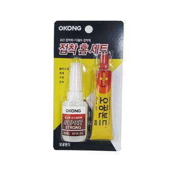순간 접착홈세트/(X420/20G) (601T/30ML)/오공)