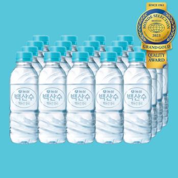 백산수 무라벨 생수(330ml*20개/농심)