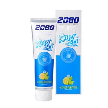 2080 베이킹소다 레몬 라임 치약 120g