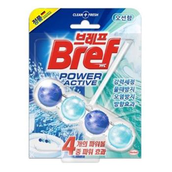 브레프 파워액티브(오션/50g/변기세정제)