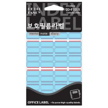 보호 견출지(F101R/15매/적색/23*28/쁘띠팬시) 보호 견출지(F101R/15매/적색/23*28/쁘띠팬시)