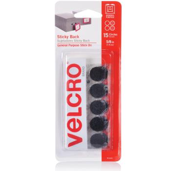 벨크로 일반 원형(블랙/15입/15mm/90069/Velcro) 벨크로 일반 원형(블랙/15입/15mm/90069/Velcro)