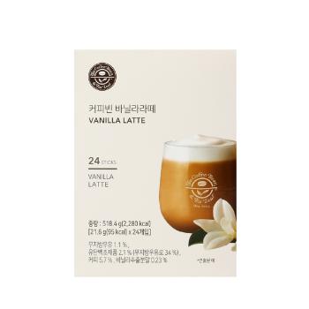 커피빈 바닐라 라떼(21.6g*24T/커피빈) ㈜오피스디포 코리아
