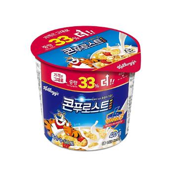 콘푸로스트 컵 시리얼(40gx12개/켈로그) 오피스디포