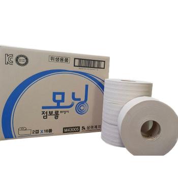 <업체별도배송>상아제지 갈색지 점보롤 화장지(2겹/300M/16롤/BOX)