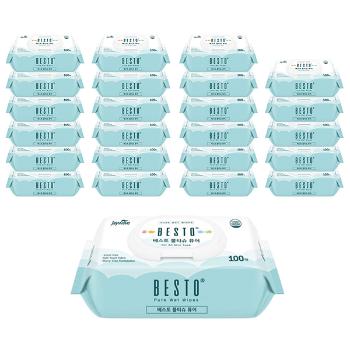 <BOX>베스토 물티슈 100매(1박스/24입) (주)오피스디포 코리아