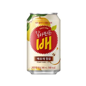 <업체별도배송> 갈아만든배 340ml(캔/해태음료/1BOX/48개입)