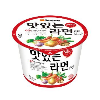 <업체별도배송>맛있는라면큰컵(112g/삼양식품/1BOX(16EA)