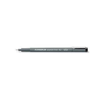 피그먼트라이너펜(흑/0.2/308 02-9/1자루/STAEDTLER) ㈜오피스디포 코리아