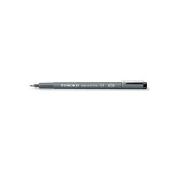 피그먼트라이너펜(흑/0.8/308 08-9/1자루/STAEDTLER) ㈜오피스디포 코리아