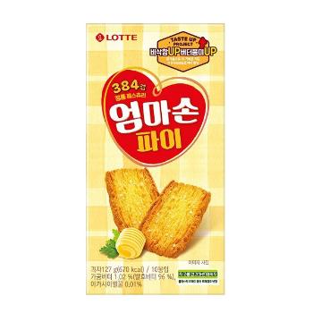 엄마손파이(127g/10입/롯데웰푸드) 엄마손파이(127g/10입/롯데웰푸드)