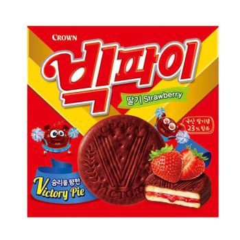 빅파이(324g/딸기/크라운제과)