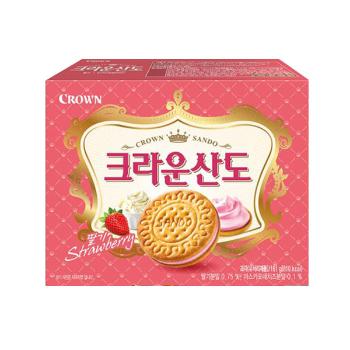 크라운산도(161g/딸기맛/크라운제과)