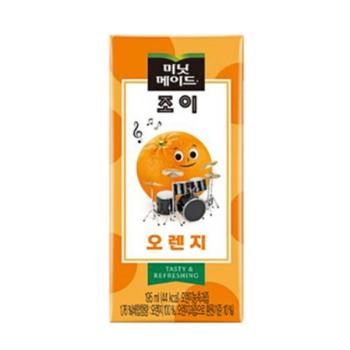 <업체별도배송>미닛메이드조이 오렌지(195ml*32팩/코카콜라)