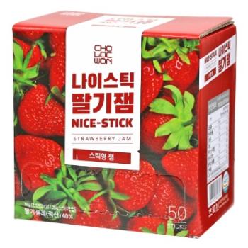 <업체별도배송>나이스틱 딸기잼(20g*50개/초록원)