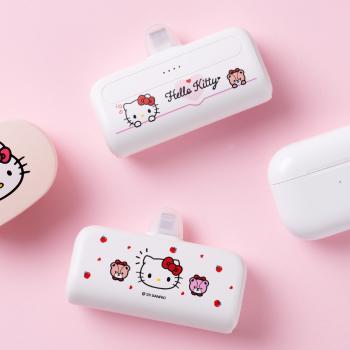 <업체별도배송>산리오 도킹형보조배터리 5,000mAH(8핀/큐트헬로키티) <업체별도배송>산리오 도킹형보조배터리 5,000mAH(8핀/큐트헬로키티)