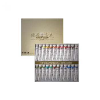 <업체별도배송>신한 한국화 물감세트 20ml 24색(B/1개)