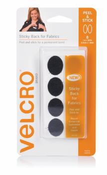Velcro 패브릭 원형 블랙