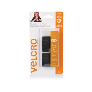 Velcro 패브릭 롤 블랙